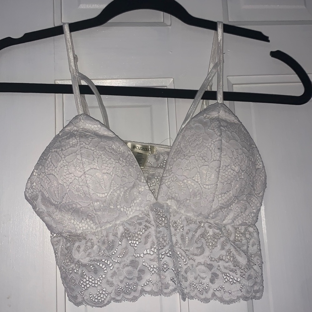 White lace top